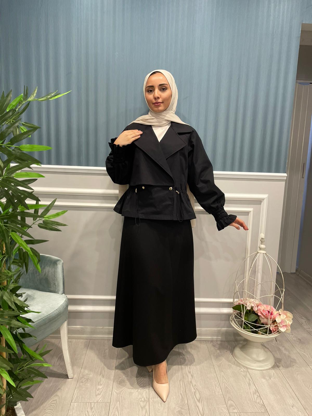 GÖMLEK YAKA REGLANKOL REGULAR ASTARLI PAMUKLU CEKET