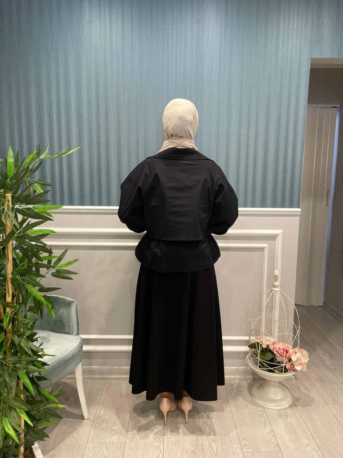 GÖMLEK YAKA REGLANKOL REGULAR ASTARLI PAMUKLU CEKET