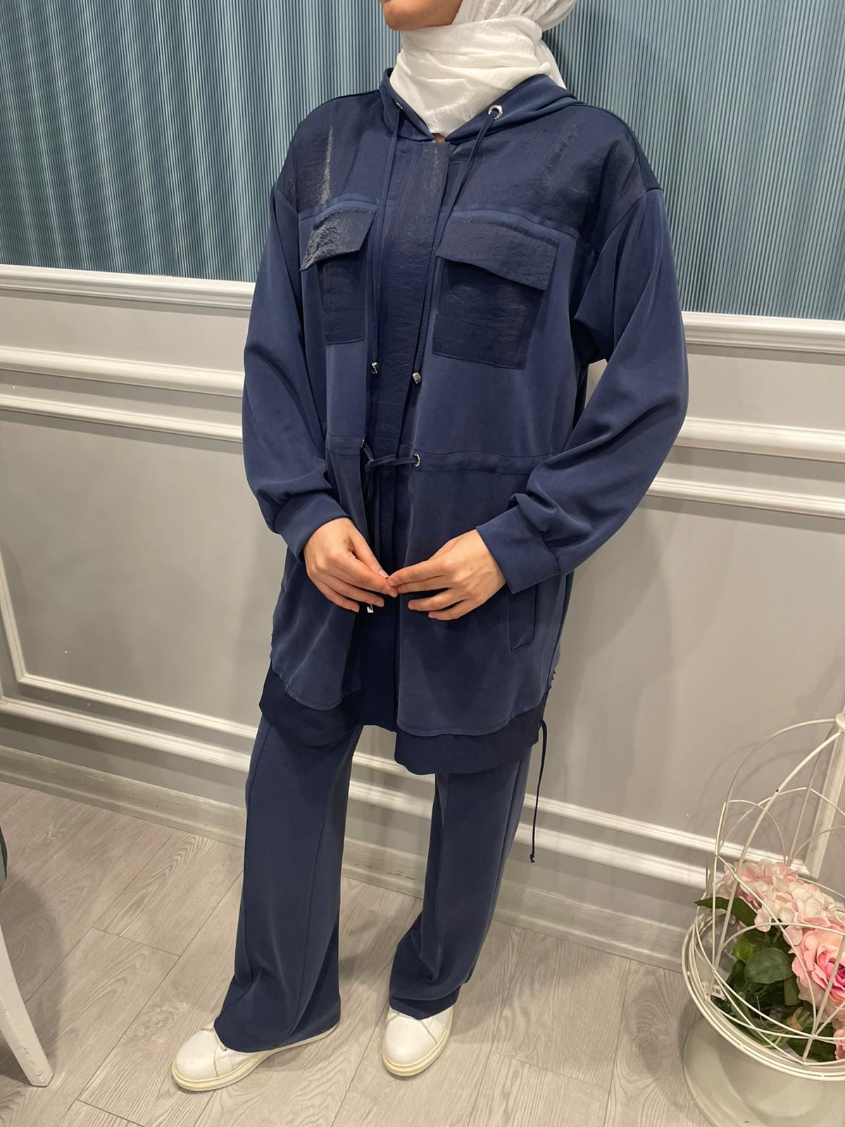 BAĞCIKLI BOL PAÇA PANTOLON