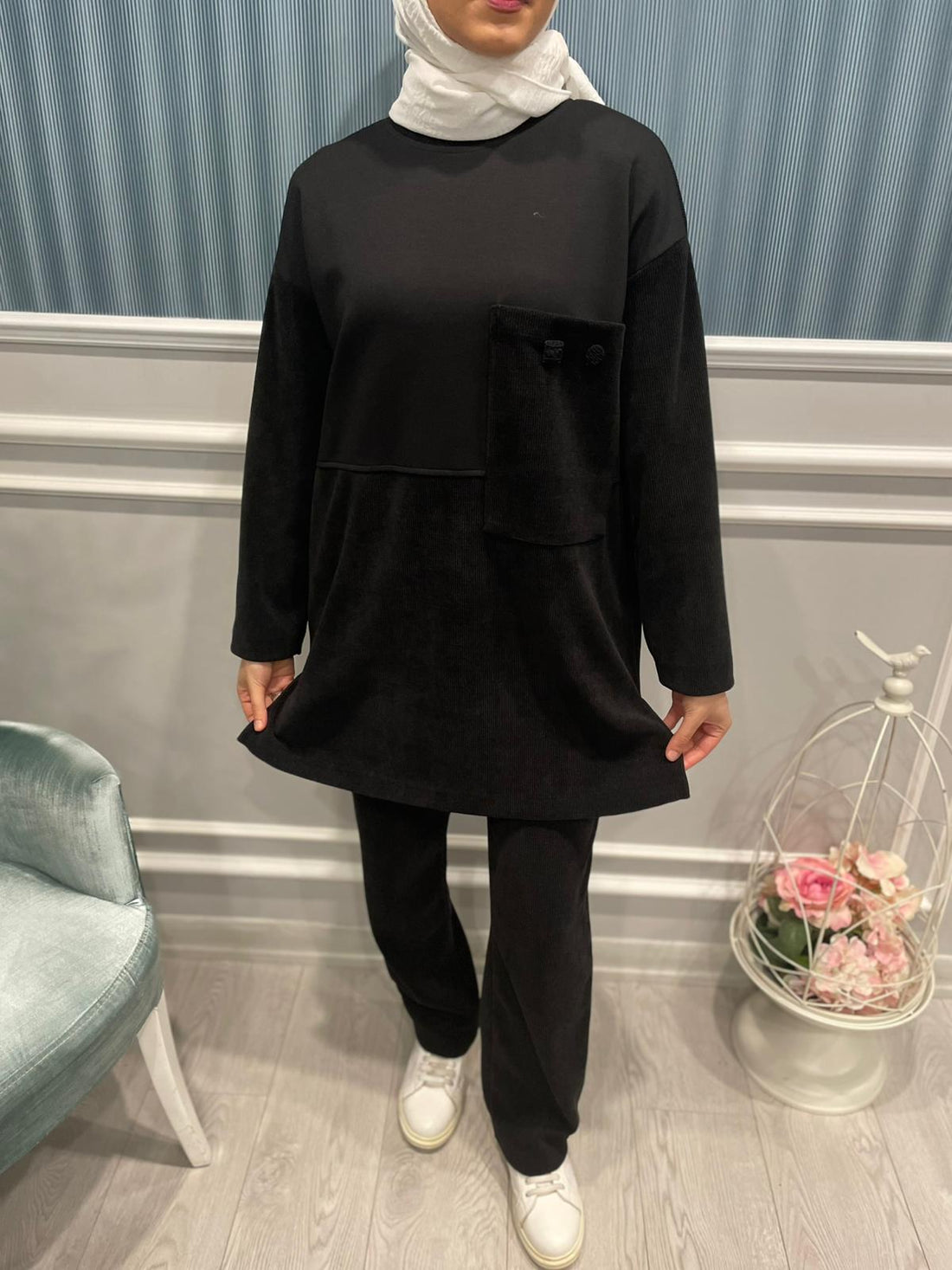 ÖNÜ BÜYÜK CEP DETAYLI TUNİK