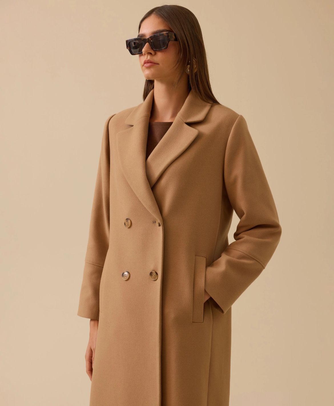 KRUVAZE UZUN KLASİK KABAN