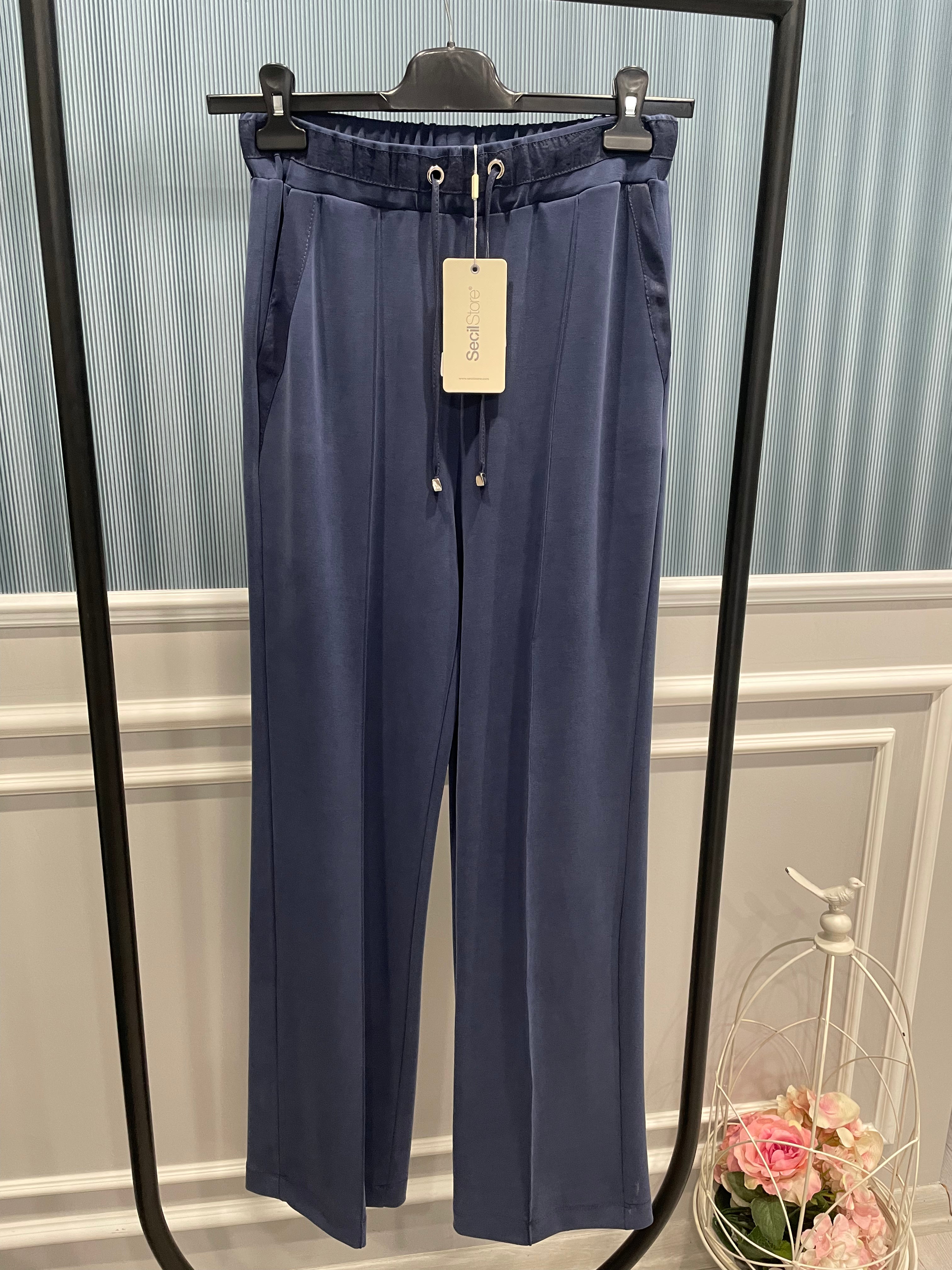 BAĞCIKLI BOL PAÇA PANTOLON