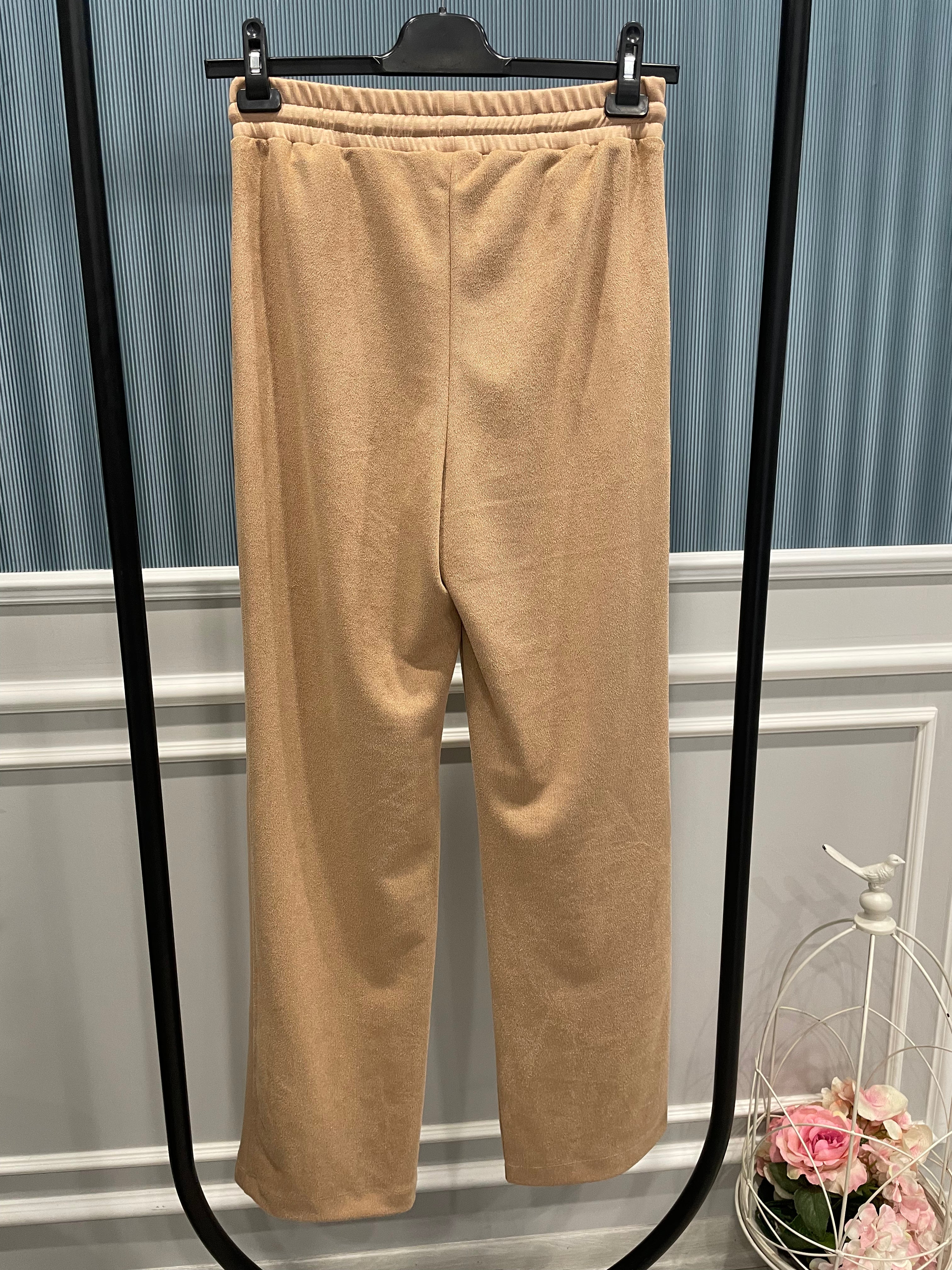 BOLPAÇA SÜET DETAYLI PANTOLON