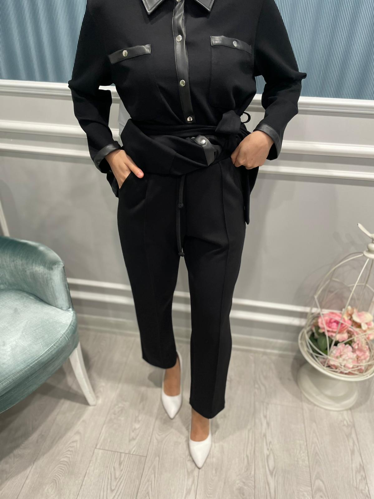 ÇİMALI BELi LASTİKLİ PANTALON