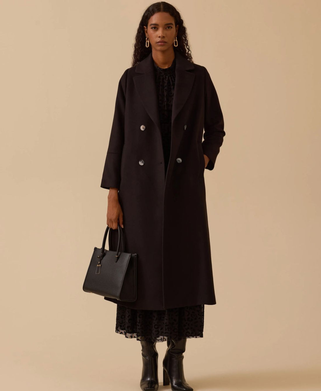 KRUVAZE UZUN KLASİK KABAN