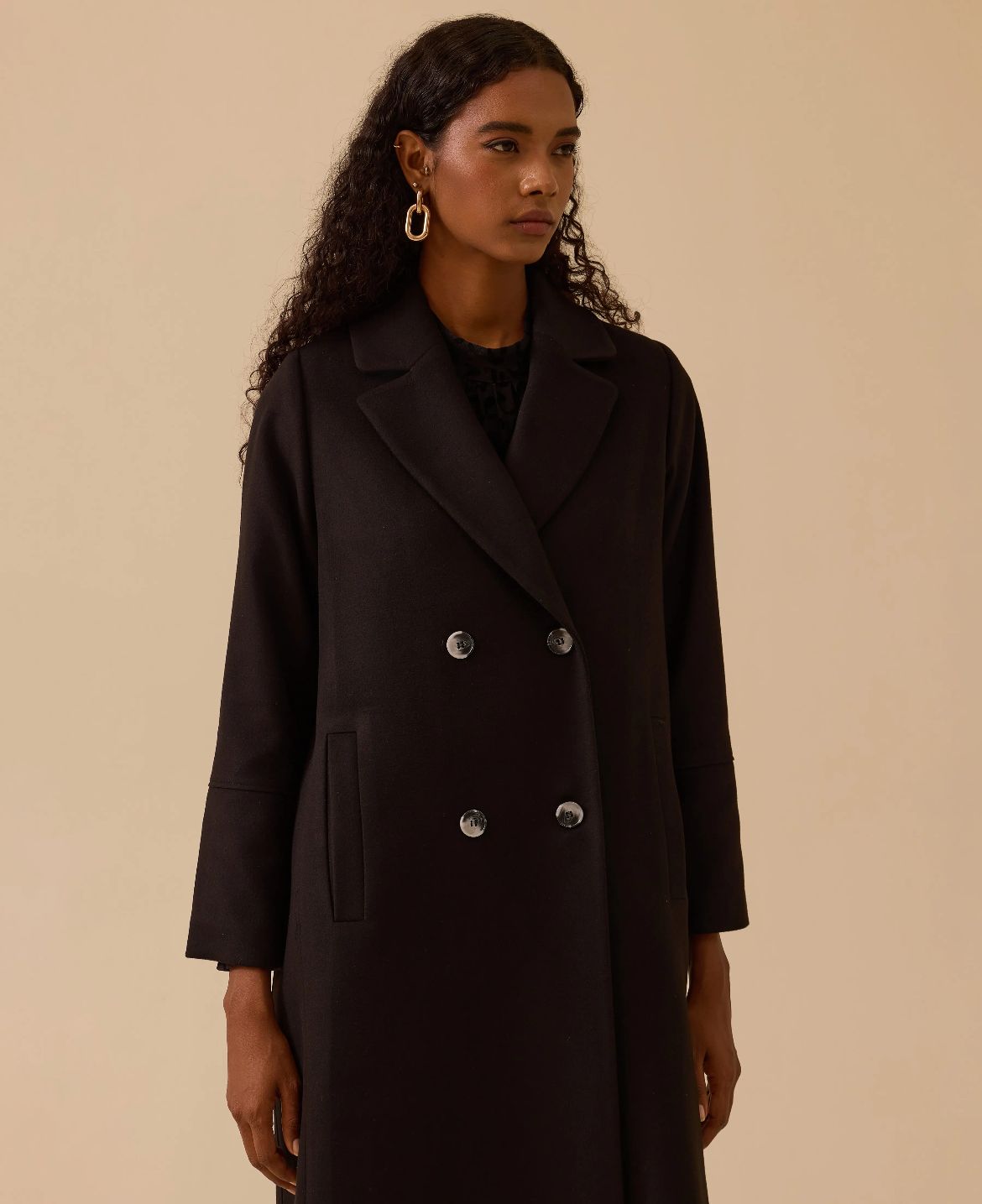 KRUVAZE UZUN KLASİK KABAN