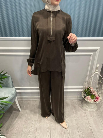 SATEN KUPRA PANTOLONLU TAKIM