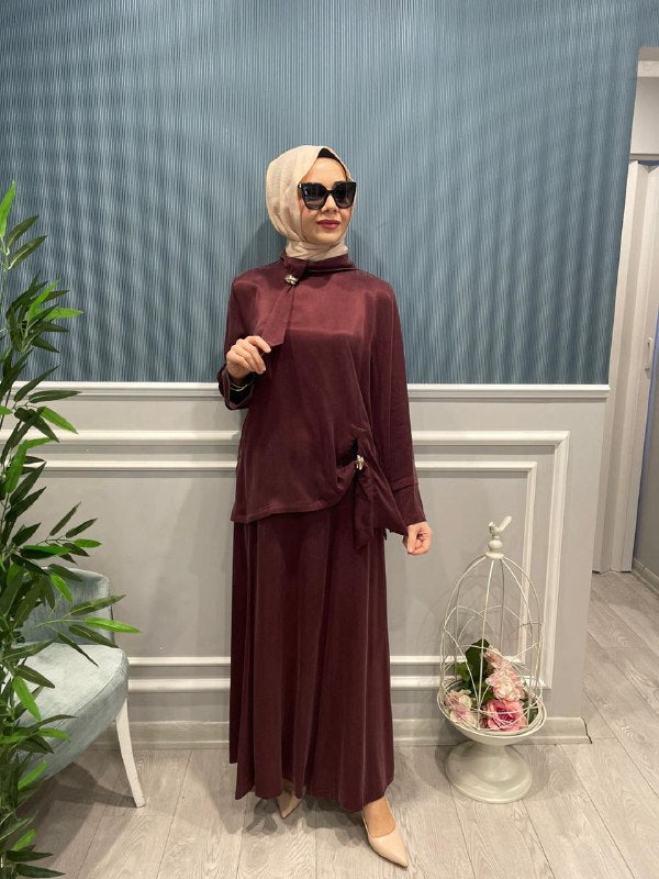 SATEN KUPRA ETEKLİ TAKIM