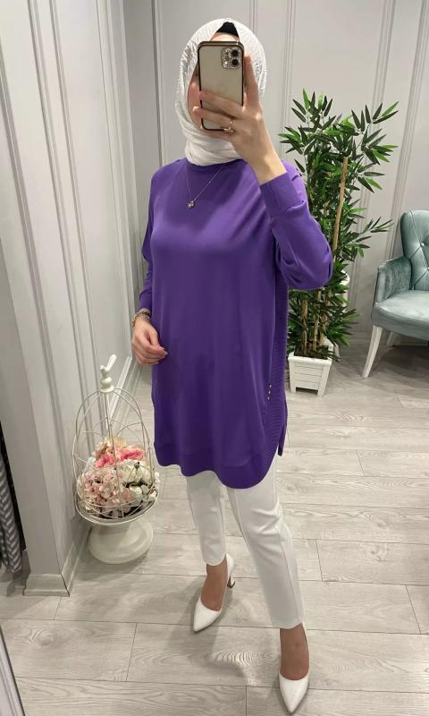 MOR%20MERSERİZE%20BLUZ
