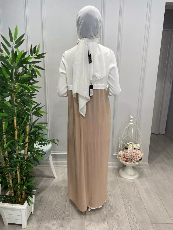 UZUN%20ARKASI%20ŞİFON%20PİLİSE%20CAMEL%20HIRKA