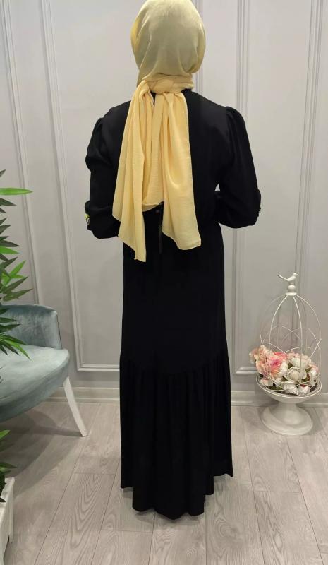 KOLLARI%20NEON%20RENK%20DETAYLI%20ELBİSE