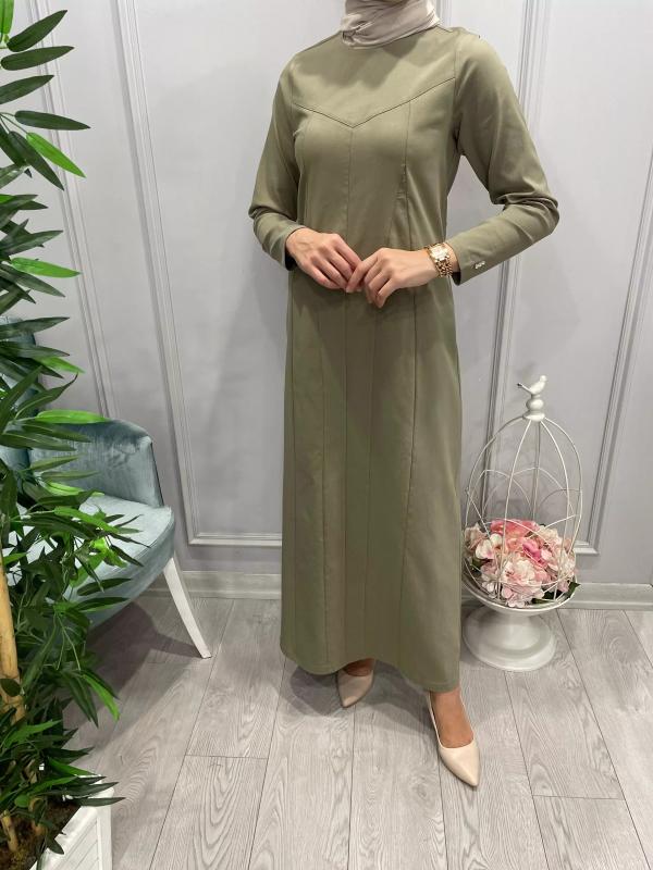 UZUN%20KOLLU%20KUMAŞ%20ELBİSE