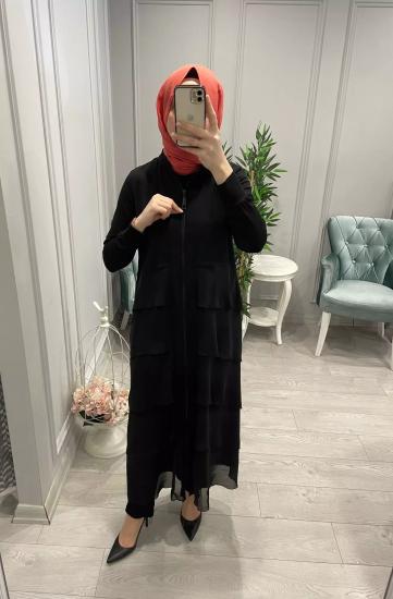 Kat Kat Şifonlu Kap -Vavel Butik