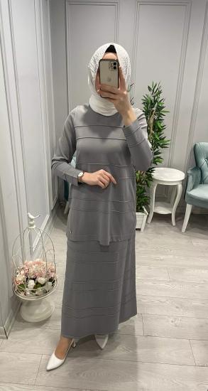 Çizgili Bluz -Vavel Butik