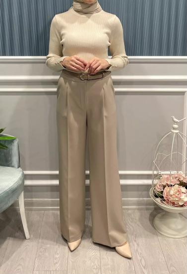 Plazzo Geniş Paça Pantolon -Vavel Butik