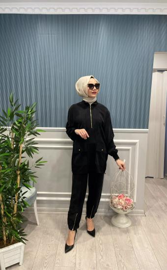 Osyo Ve Kupra İpek Takım -Vavel Butik
