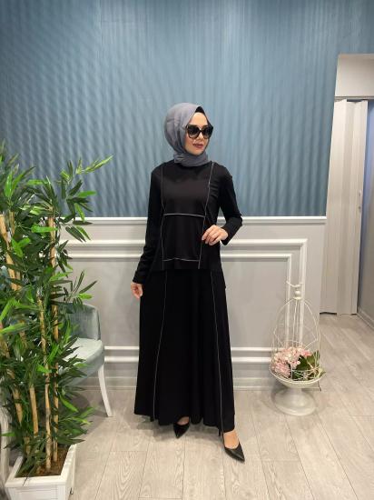 Biye Kombinli Etek Bambu Takım -Vavel Butik