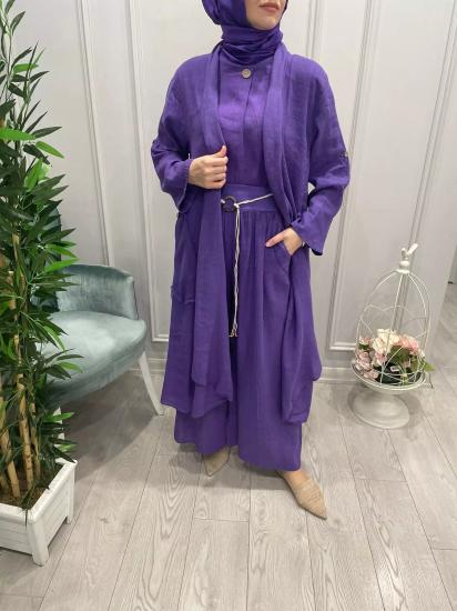 Keten Kısa Kollu İç Bluz-Vavel Butik