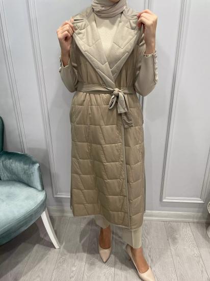 Kapitone İçi Triko Yelek -Vavel Butik