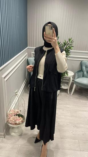 Paraşüt Kumaş Yelek -Vavel Butik