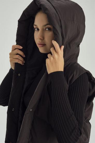  Yelek Pekin Siyah -Vavel Butik